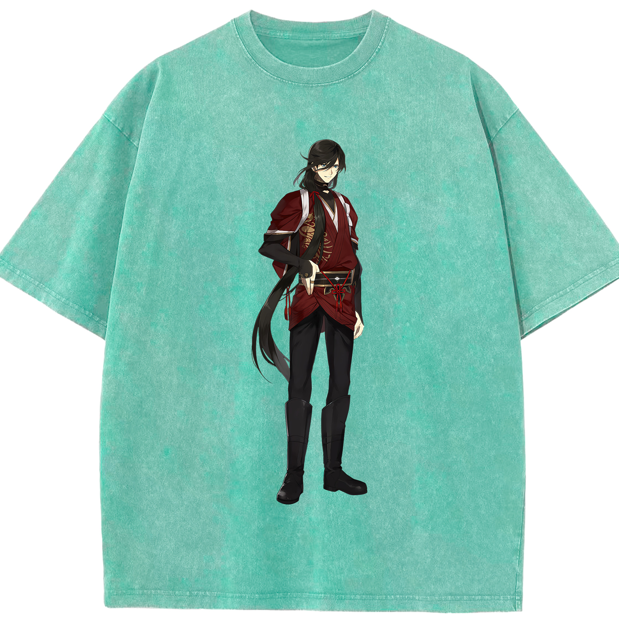 （画像用） 刀剣乱舞 Touken Ranbu 綿100% ヴィンテージ風 半袖Tシャツ（フロントプリント）